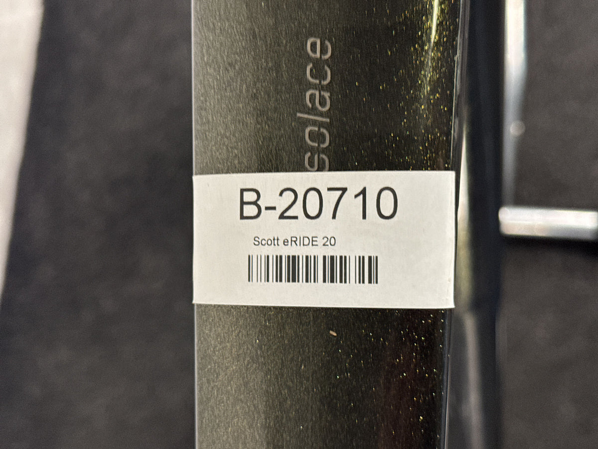 Scott Solace eRIDE 20 gebraucht – Rahmennummer-Etikett