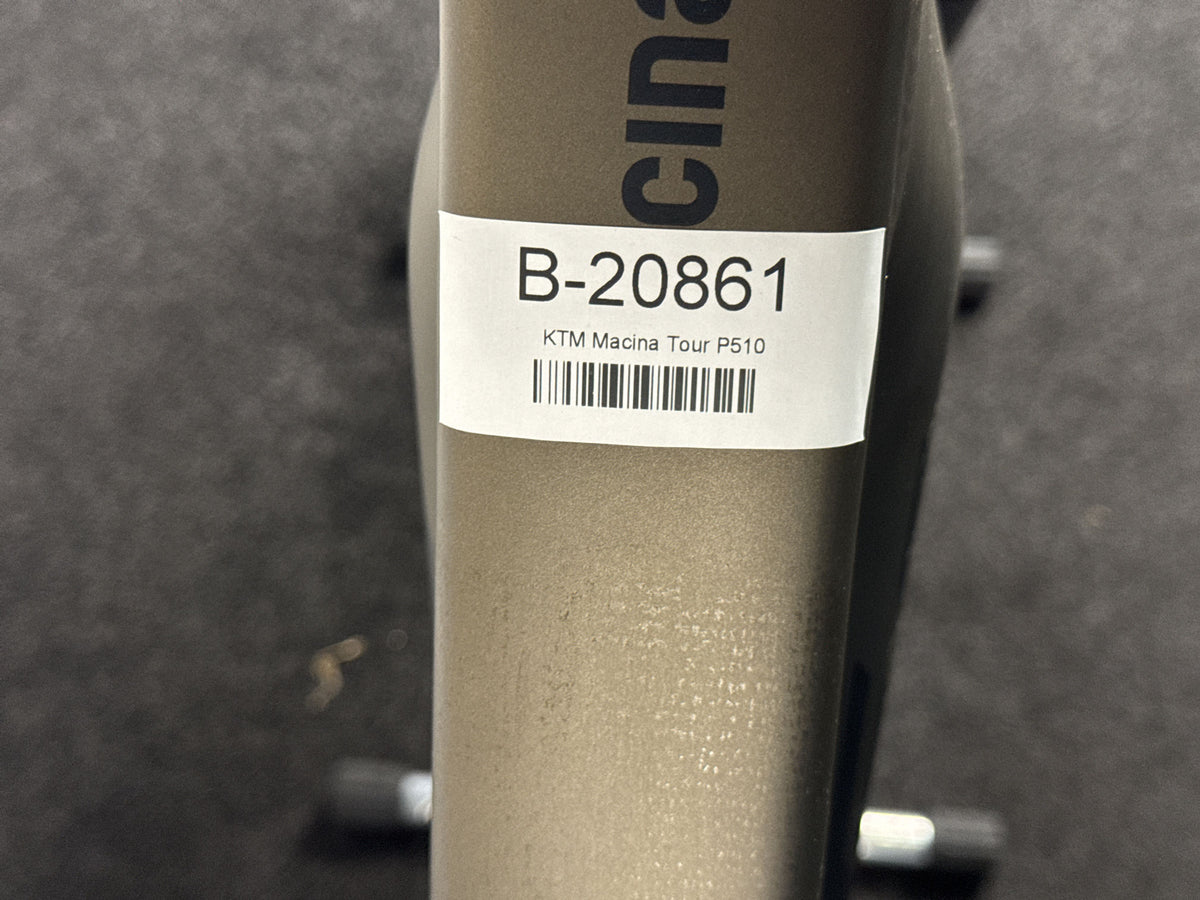 KTM Macina Tour P510 gebraucht – Rahmennummer-Etikett