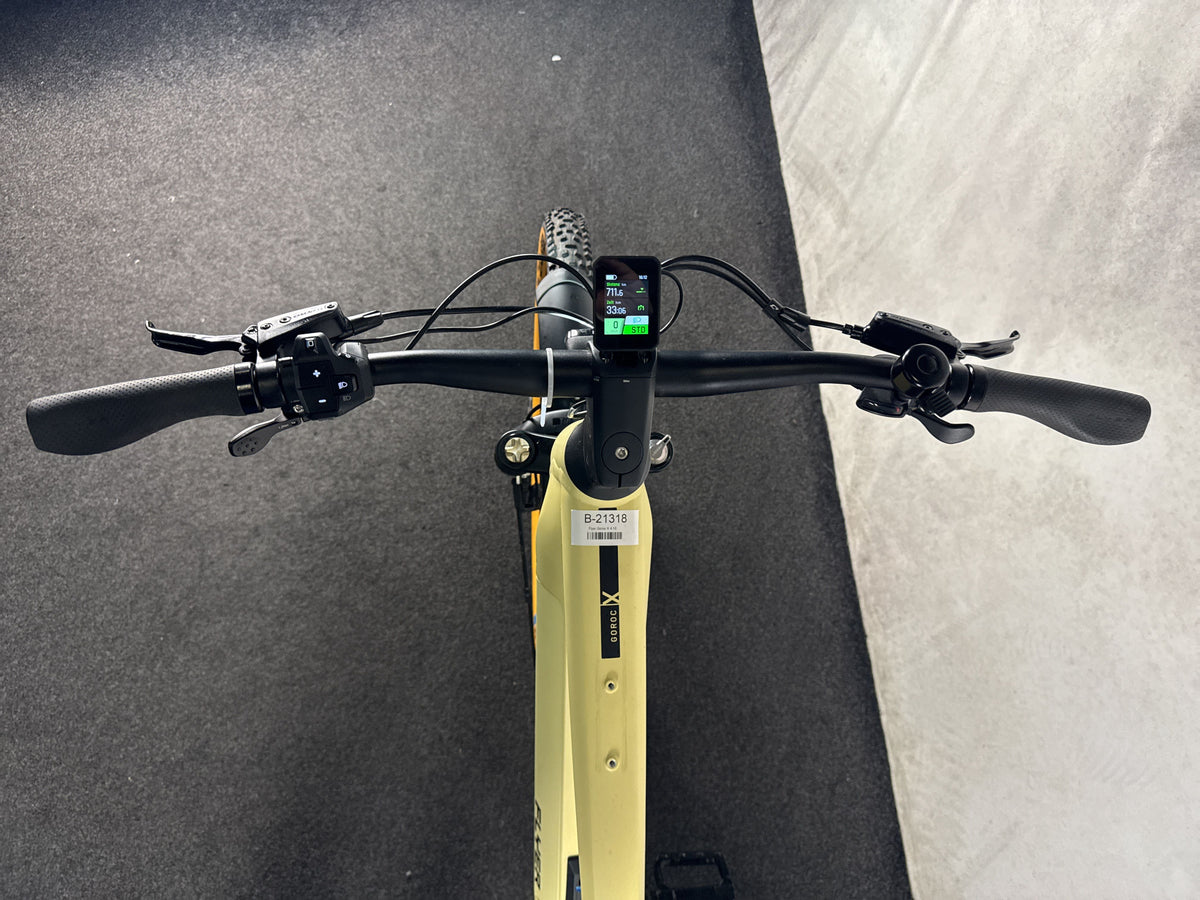 Flyer Goroc X 4.10 FS gebraucht – Cockpit aus Fahrersicht