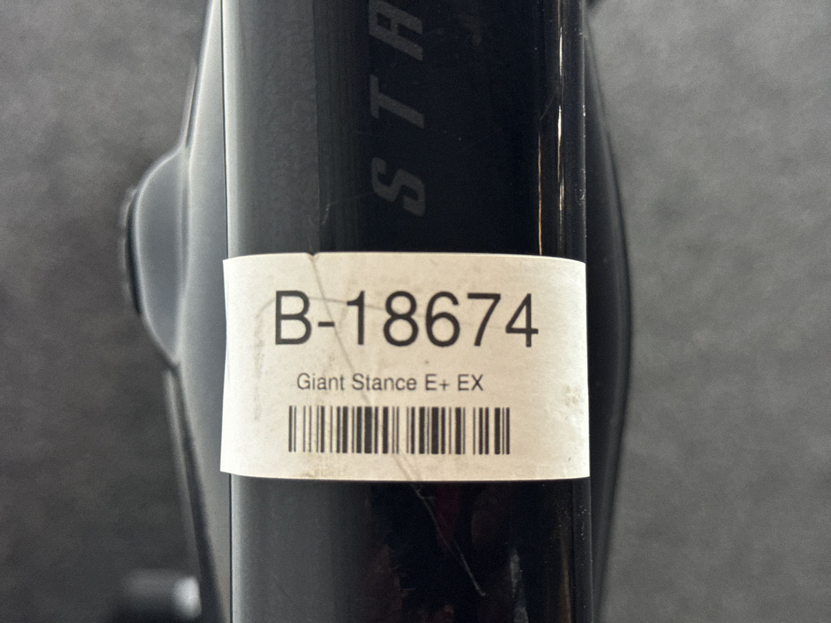 Giant Stance E+ EX gebraucht – Rahmennummer-Etikett