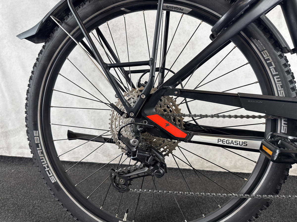 Pegasus Premio Evo 12 Lite Cross gebraucht – Hinterradnabe und Schaltung