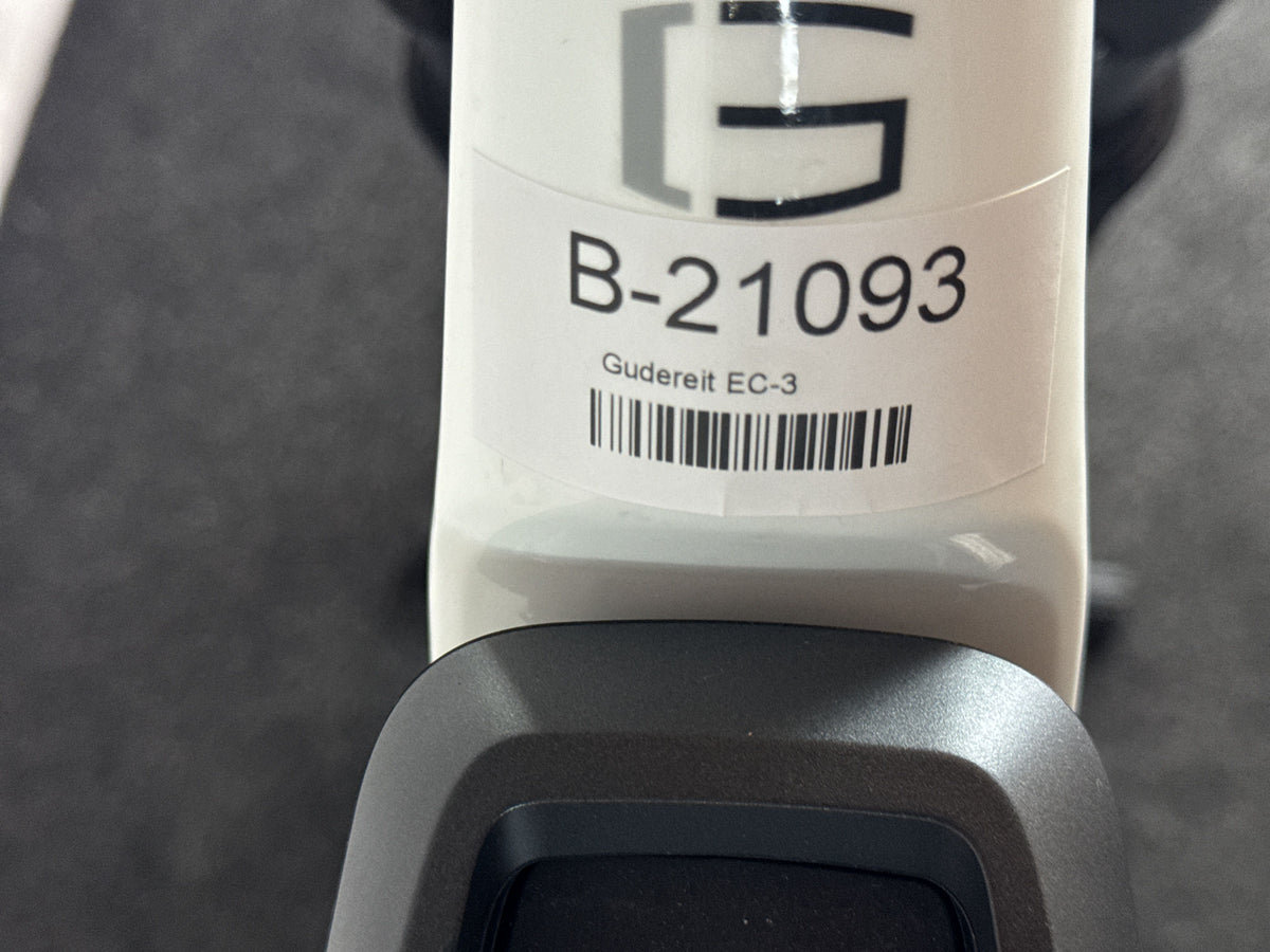 Gudereit EC-3 gebraucht – Rahmennummer-Etikett