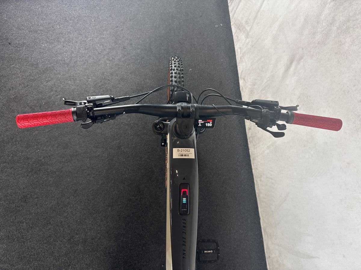 Bulls Sonic EVO AM 4 Carbon 29/27,5 gebraucht – Cockpit aus Fahrersicht