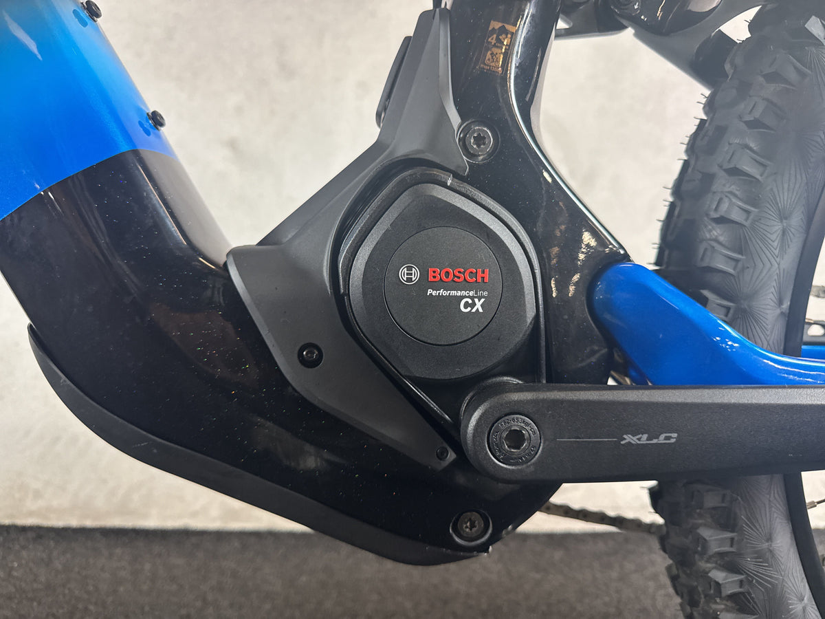 Haibike Hybe CF 9 gebraucht – Motor von links