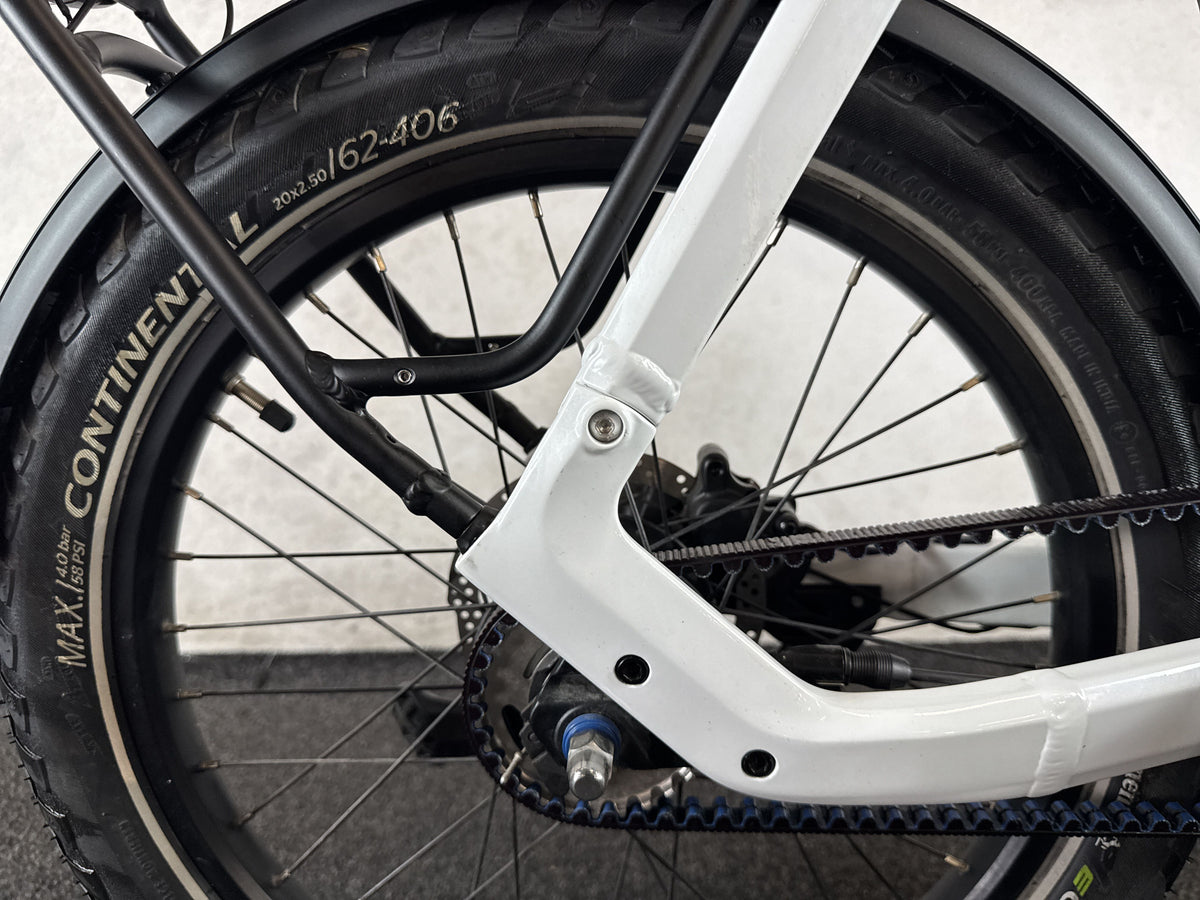 QiO Eins P-5 gebraucht – Hinterradnabe und Schaltung