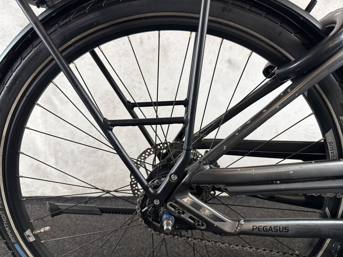 Pegasus Premio EVO 5F Lite gebraucht – Hinterradnabe und Schaltung