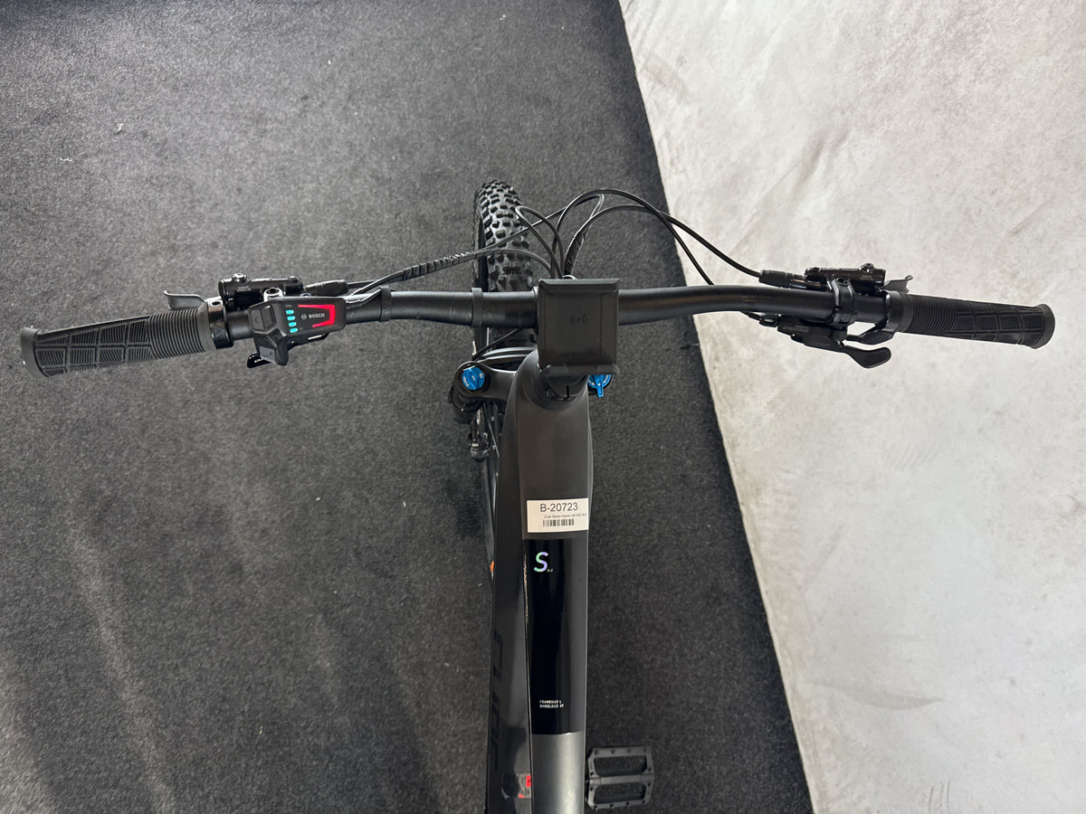 CUBE Stereo Hybrid 140 HPC SLX 750 gebraucht – Cockpit aus Fahrersicht
