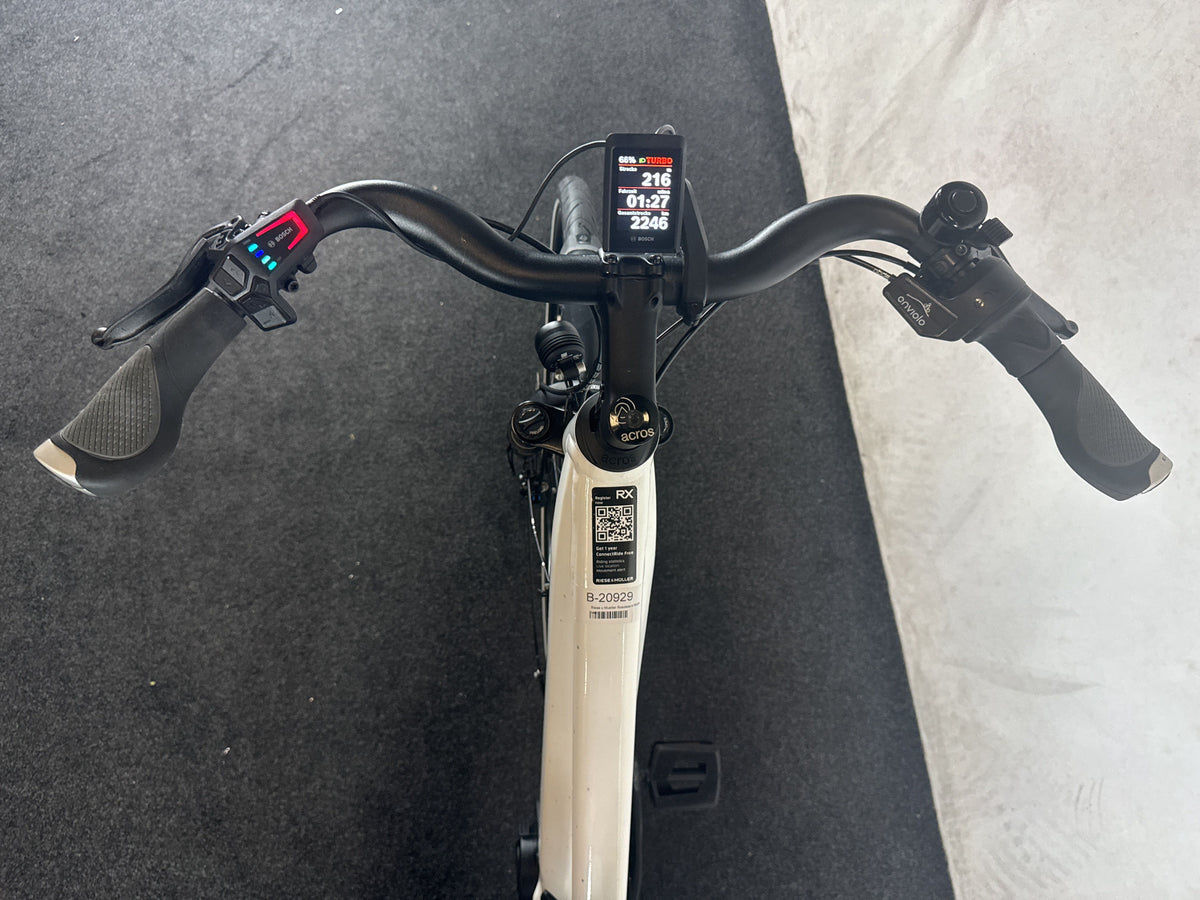 Riese & Müller Roadster4 Mixte vario gebraucht – Cockpit aus Fahrersicht