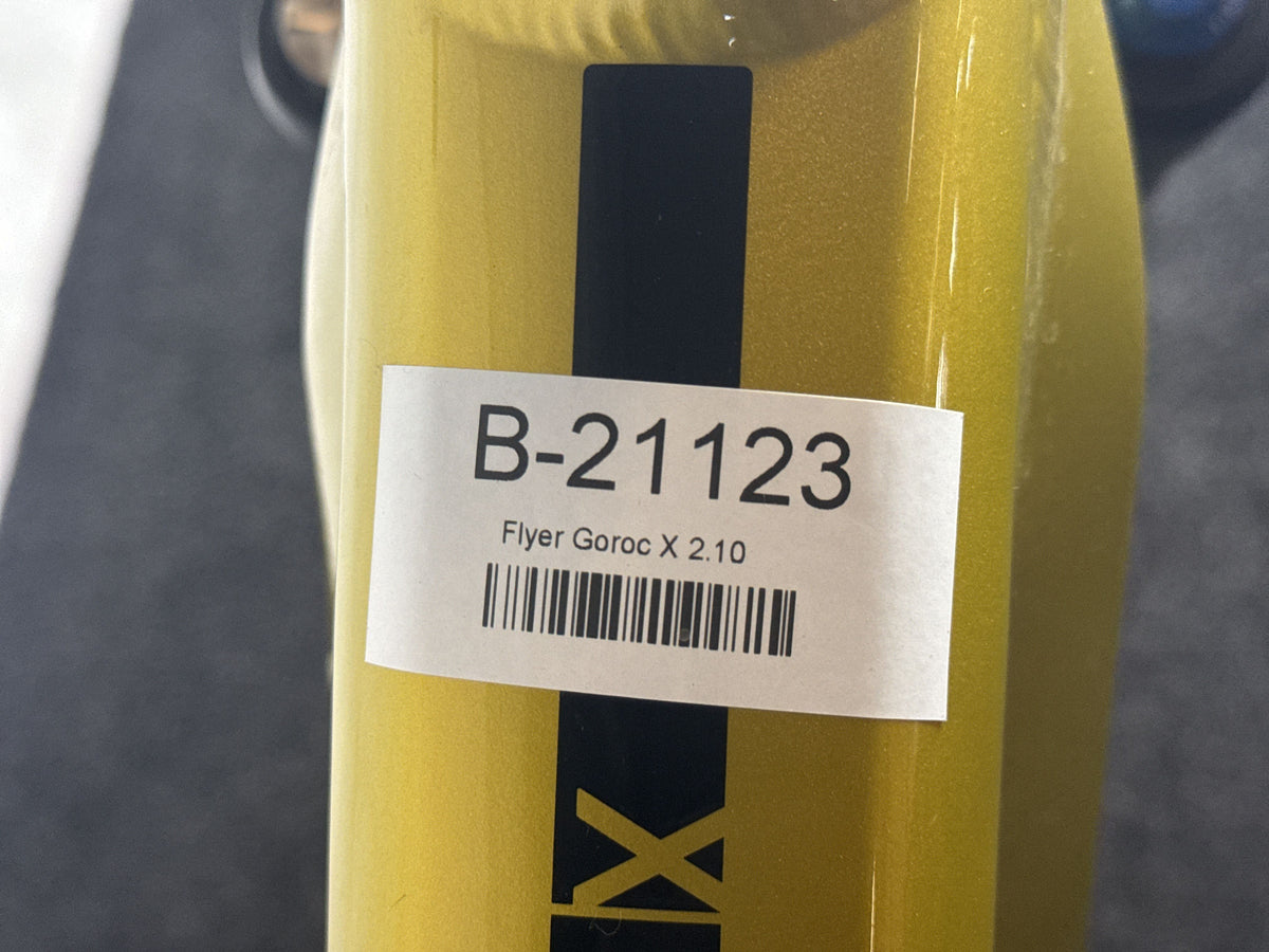 Flyer Goroc X 2.10 gebraucht – Rahmennummer-Etikett