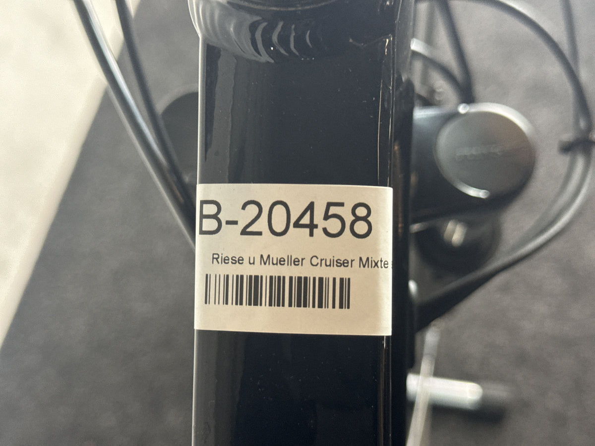 Riese & Müller Cruiser Mixte silent gebraucht – Rahmennummer-Etikett