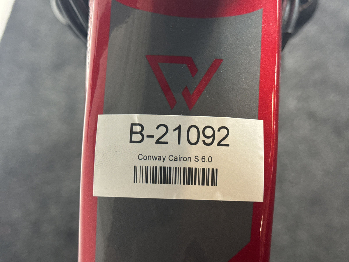 Conway Cairon S 6.0 gebraucht – Rahmennummer-Etikett
