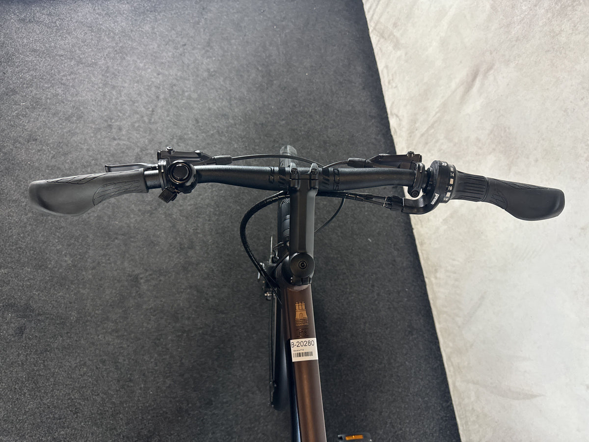 Stevens P18 gebraucht – Cockpit aus Fahrersicht