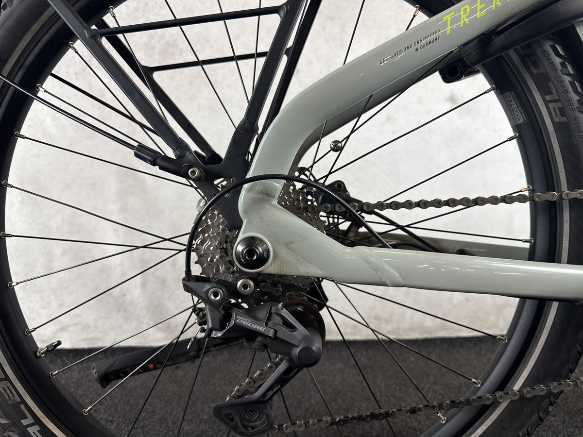 Haibike Trekking 6 gebraucht – Hinterradnabe und Schaltung