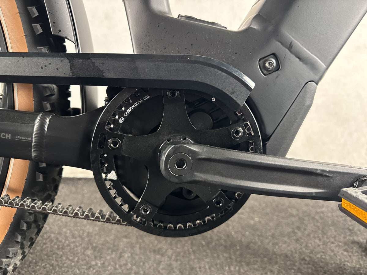 Bergamont E-Horizon SUV 20 Belt gebraucht – Motor von rechts