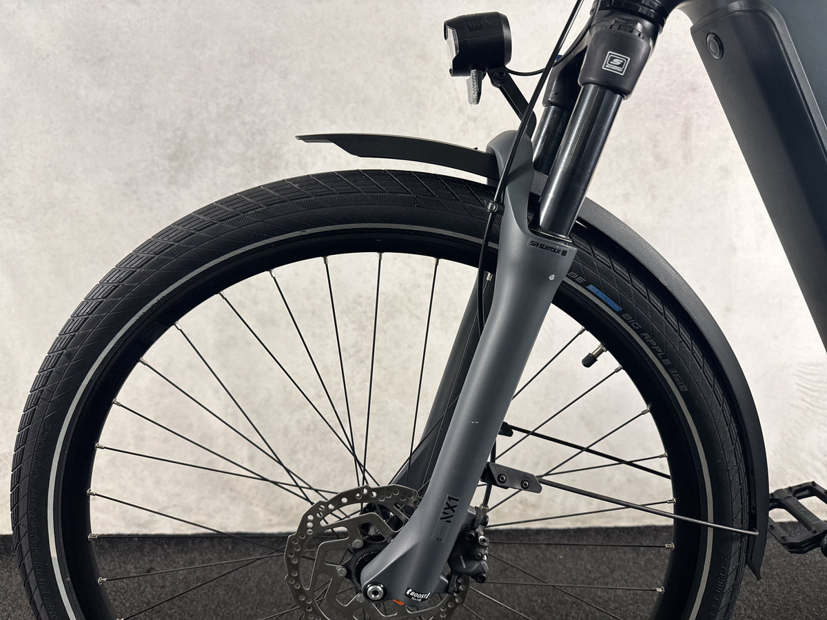 Cube Kathmandu Hybrid ONE 800 shadowgrey'n'black gebraucht – Vorderrad und Gabel