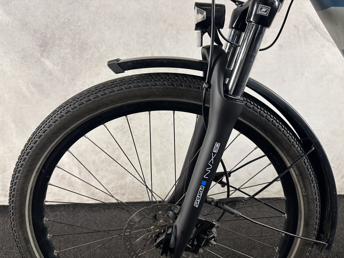 Winora Sinus R8E gebraucht – Vorderrad und Gabel