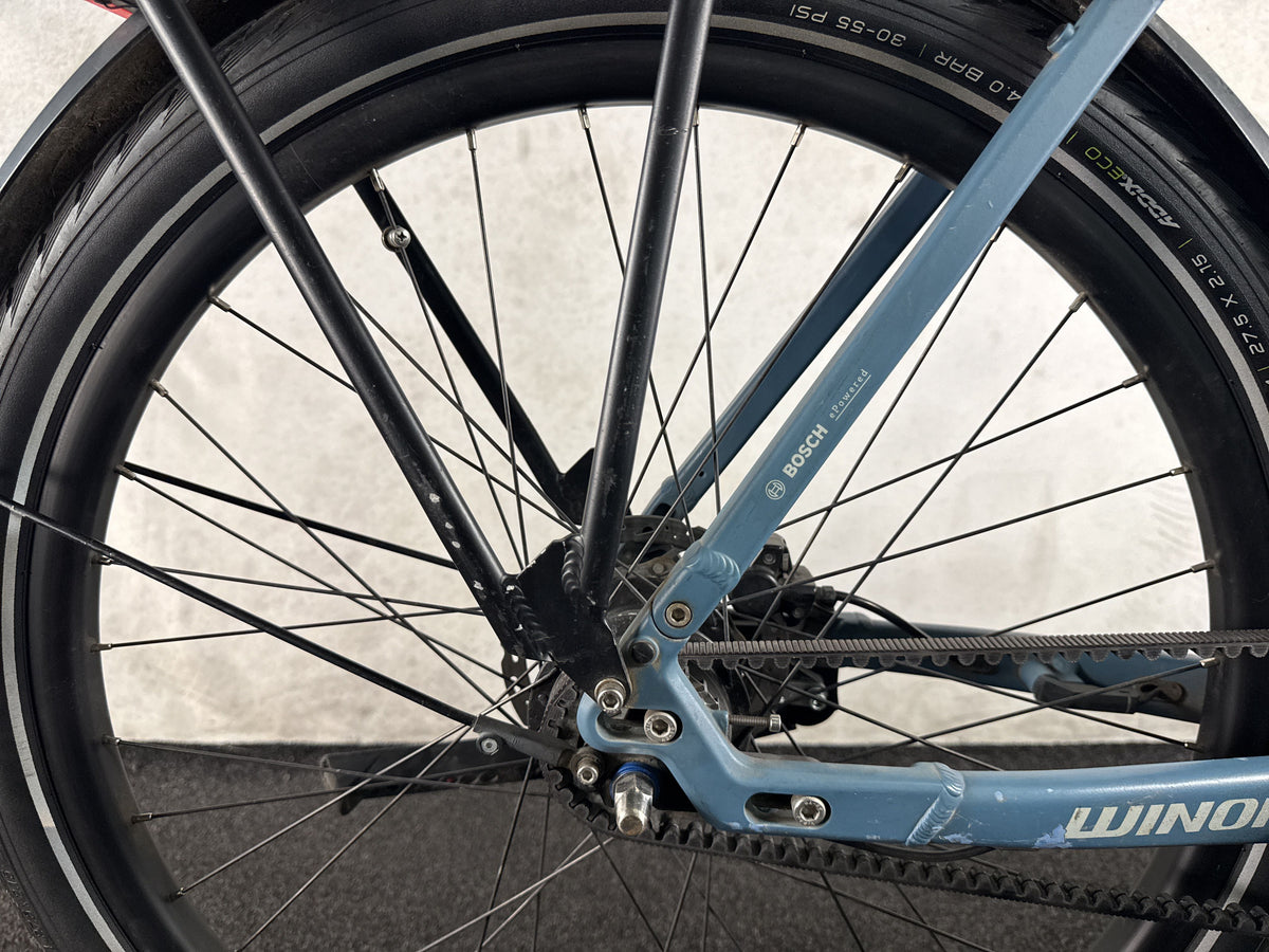 Winora Sinus R8E gebraucht – Hinterradnabe und Schaltung