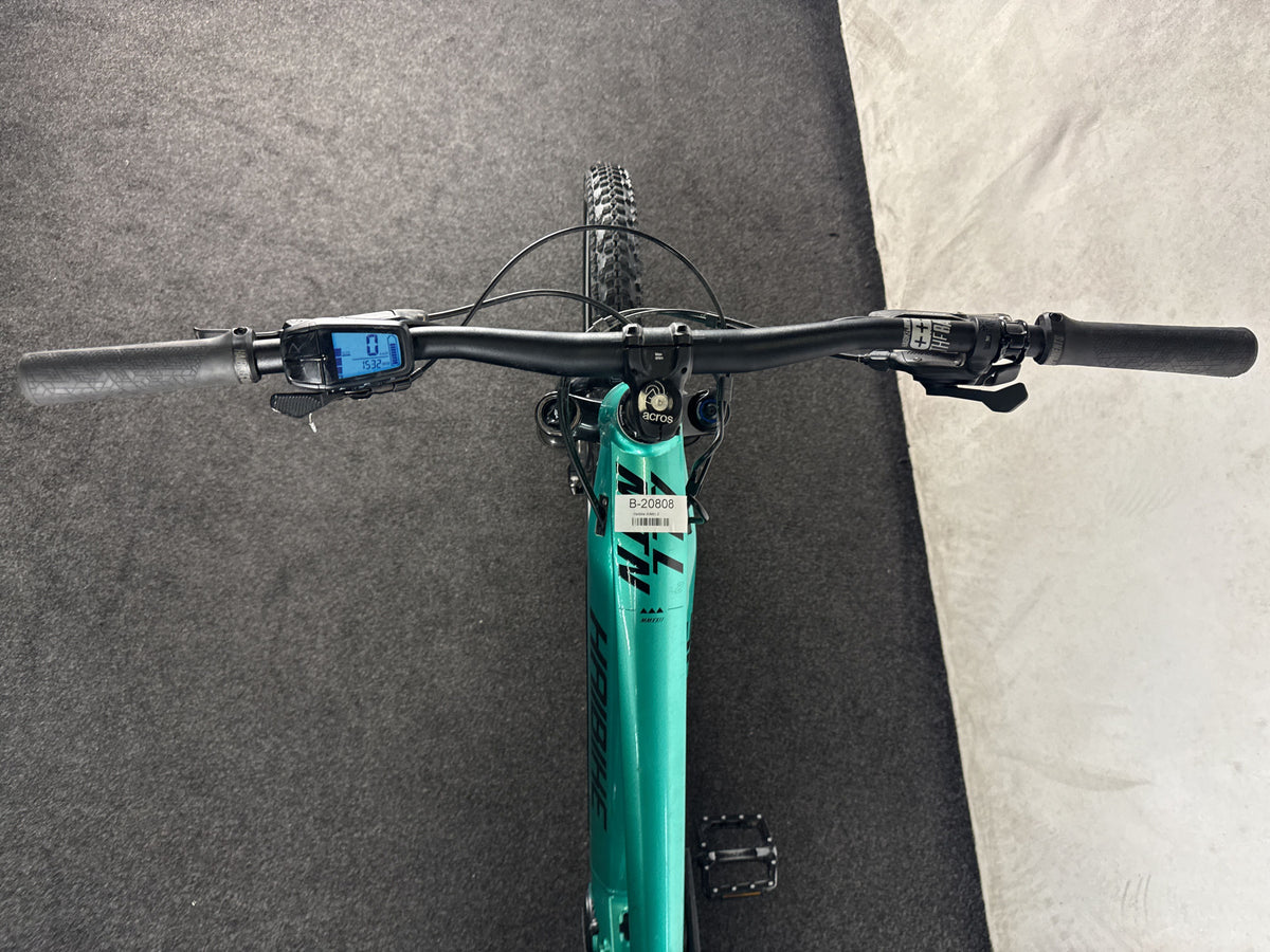 Haibike AllMtn 2 gebraucht – Cockpit aus Fahrersicht