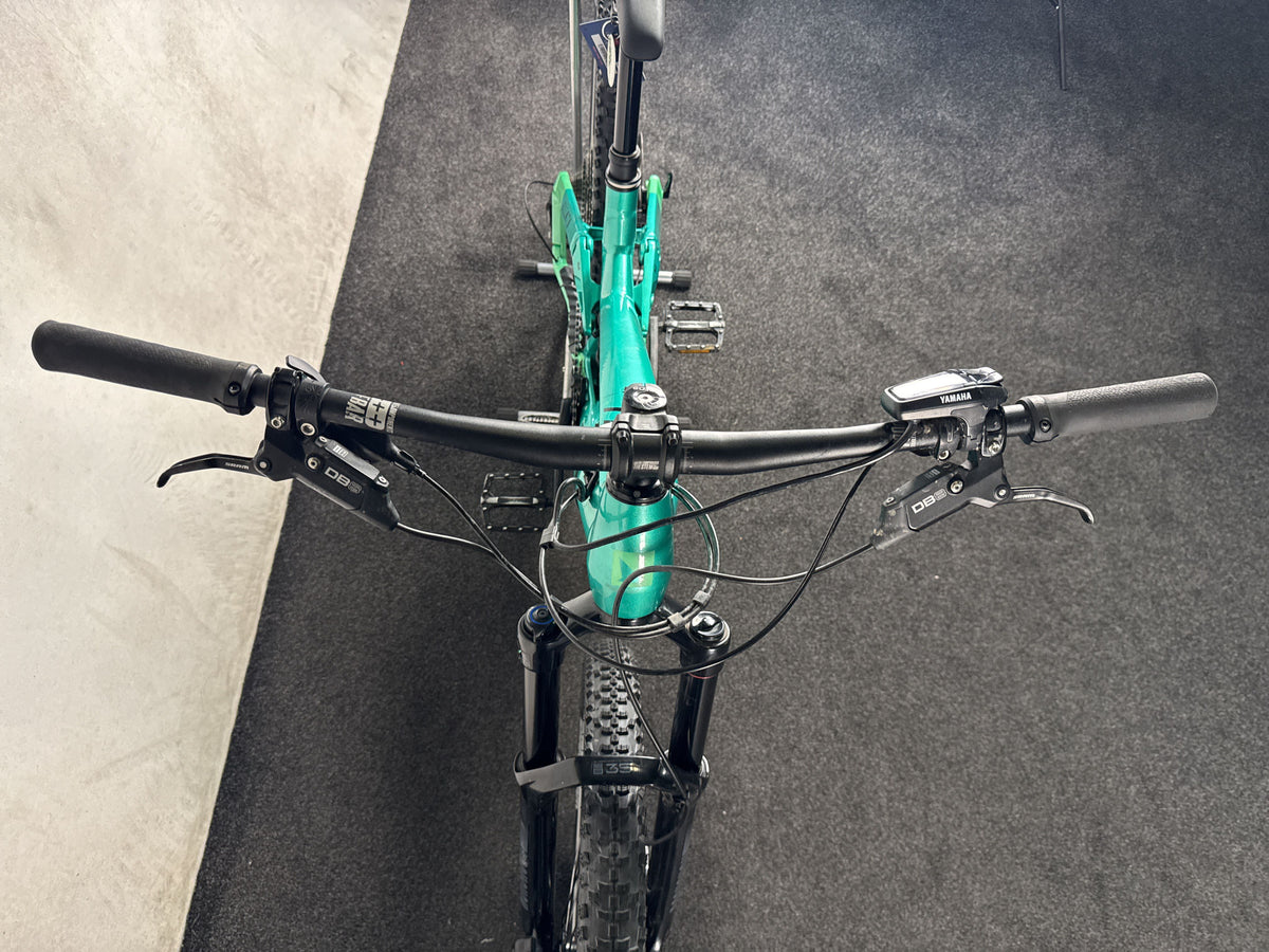 Haibike AllMtn 2 gebraucht – Cockpit von vorne