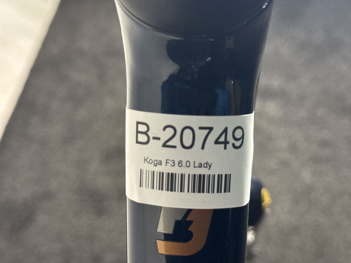 Koga F3 6.0 Lady gebraucht – Rahmennummer-Etikett