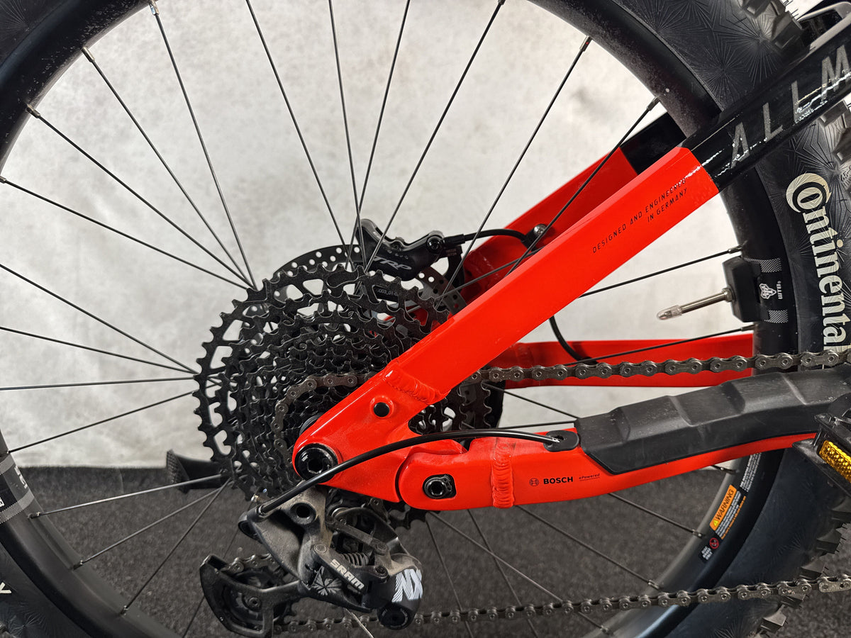 Haibike AllMtn 4 gebraucht – Hinterradnabe und Schaltung