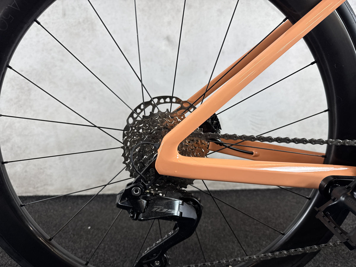 Rose Xlite 04 105 Di2 Advanced gebraucht – Hinterradnabe und Schaltung