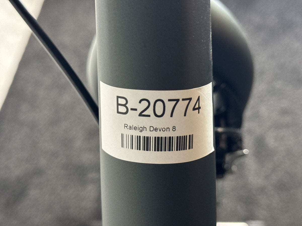 Raleigh Devon 8 gebraucht – Rahmennummer-Etikett