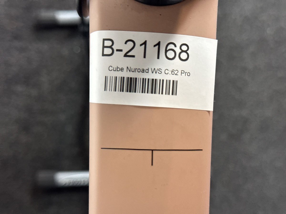 Cube Nuroad WS C:62 Pro gebraucht – Rahmennummer-Etikett
