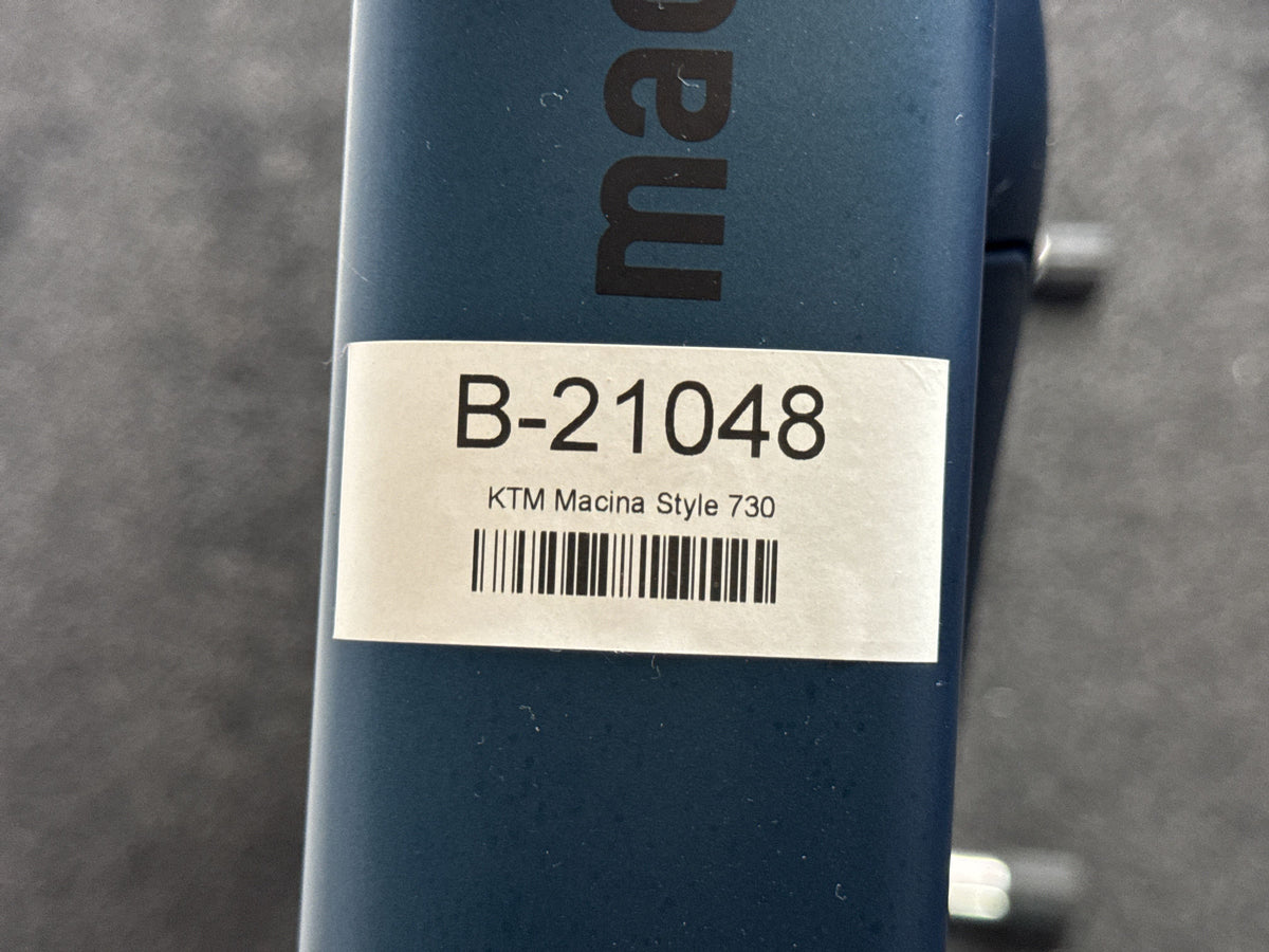 KTM Macina Style 730 gebraucht – Rahmennummer-Etikett