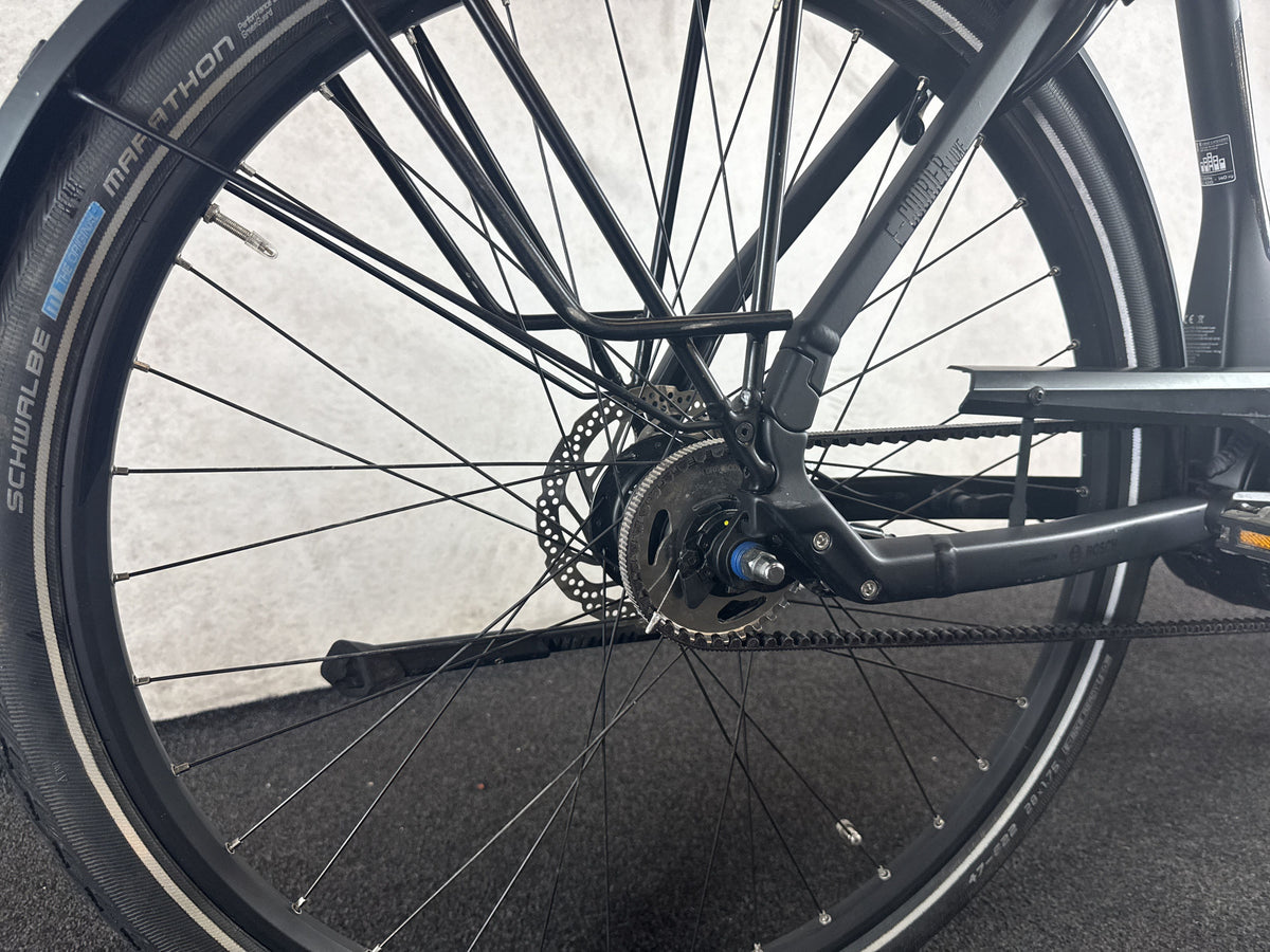 Stevens E-Courier Luxe Gent gebraucht – Hinterradnabe und Schaltung