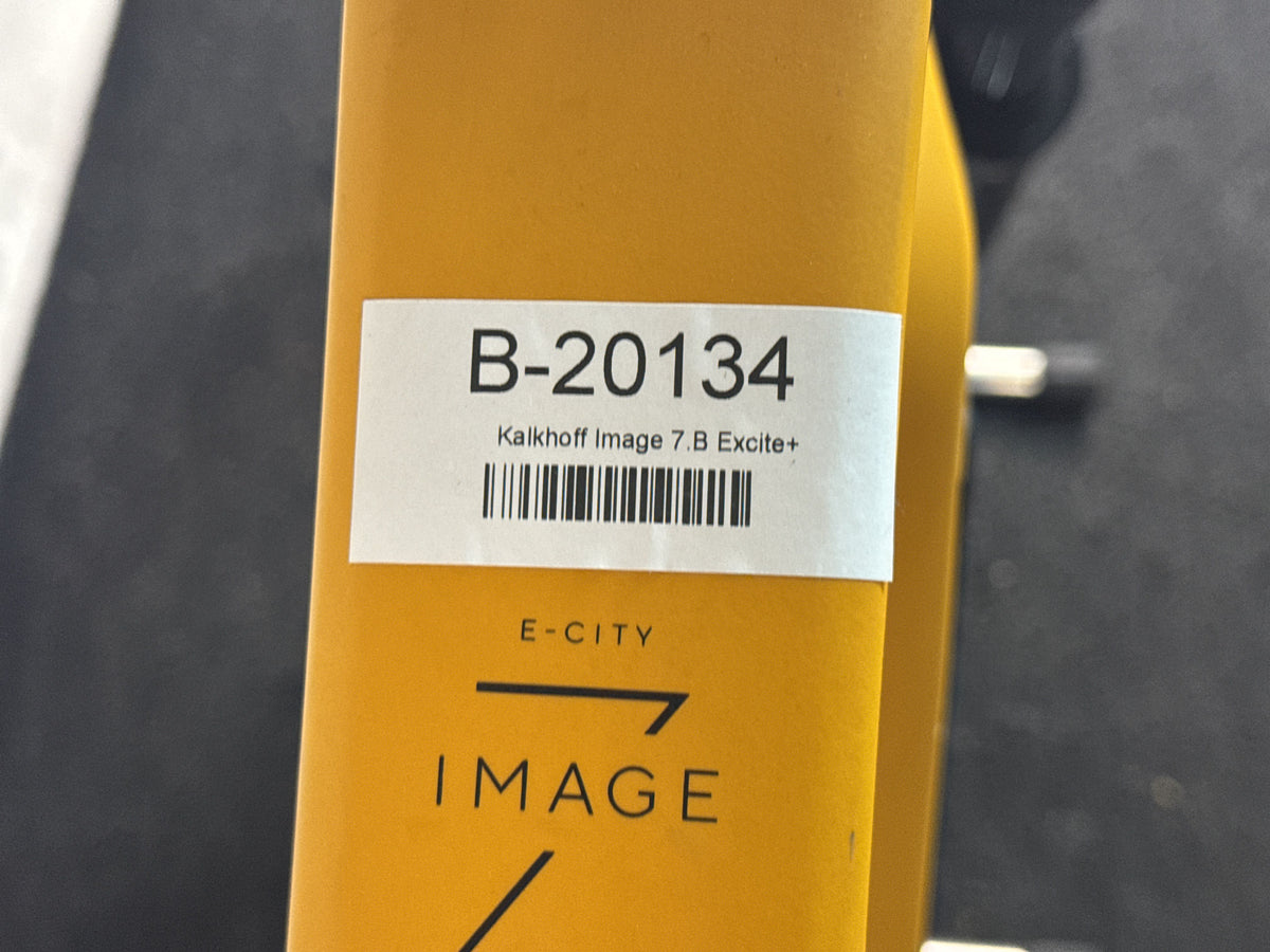 Kalkhoff Image 7.B Excite+ gebraucht – Rahmennummer-Etikett