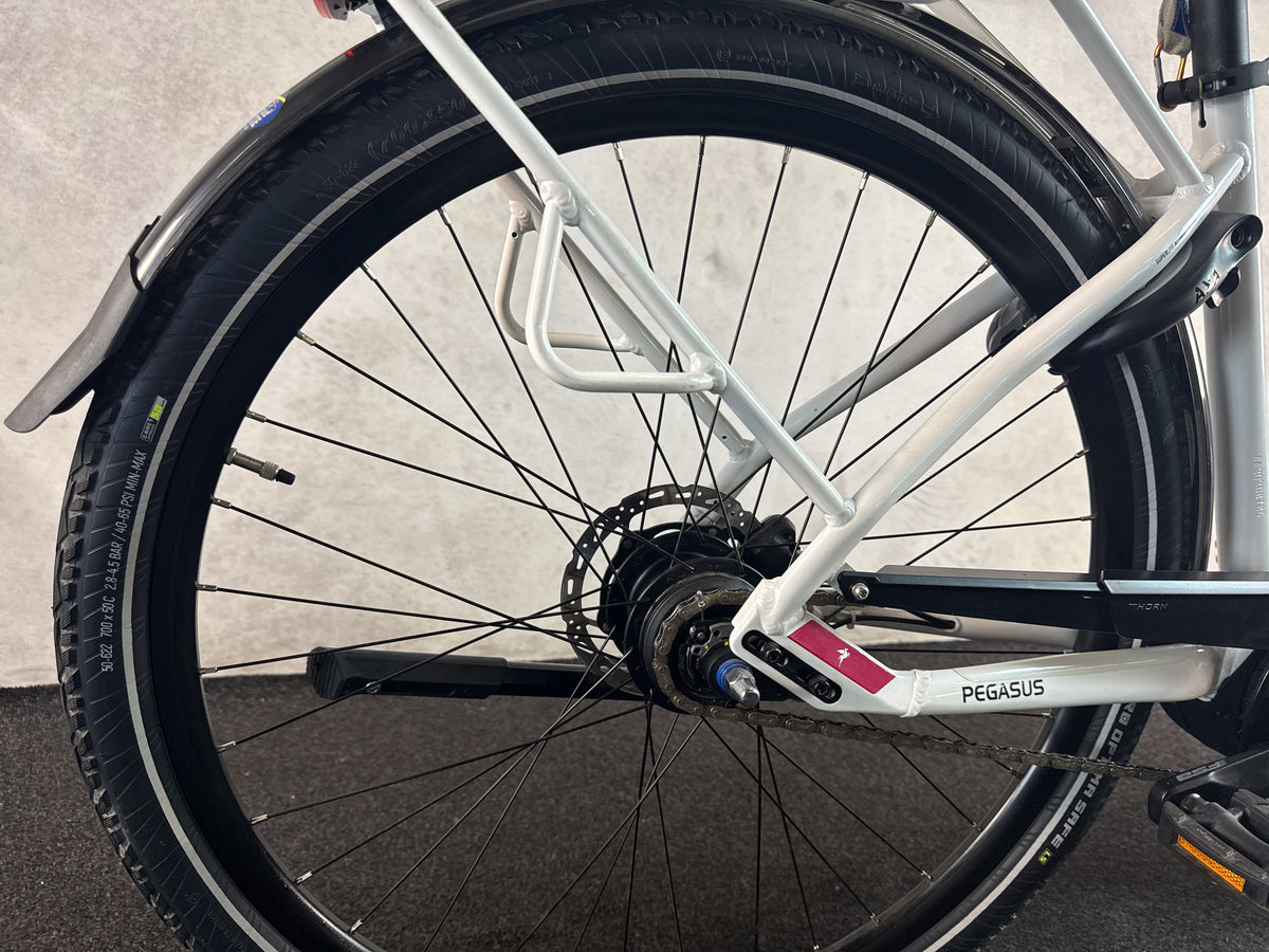 Pegasus Solero EVO 8F gebraucht – Hinterradnabe und Schaltung