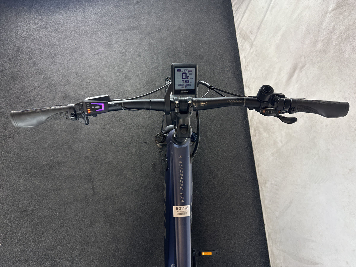 Bulls Allground EVO gebraucht – Cockpit aus Fahrersicht