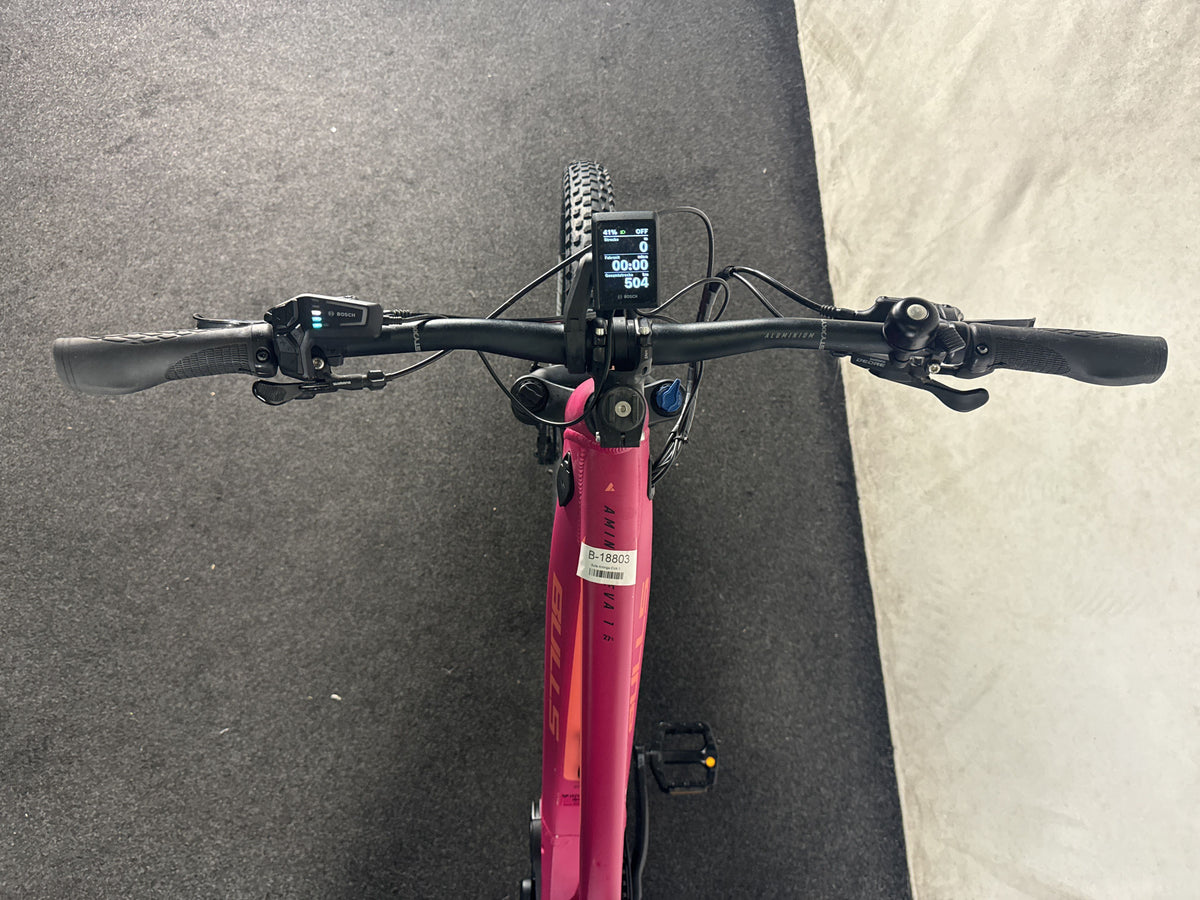 Bulls Aminga EVA 1 27,5 gebraucht – Cockpit aus Fahrersicht