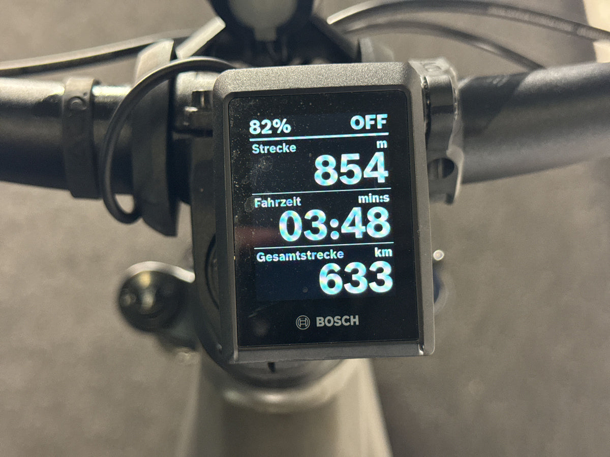 CUBE Reaction Hybrid Race 750 gebraucht – Display