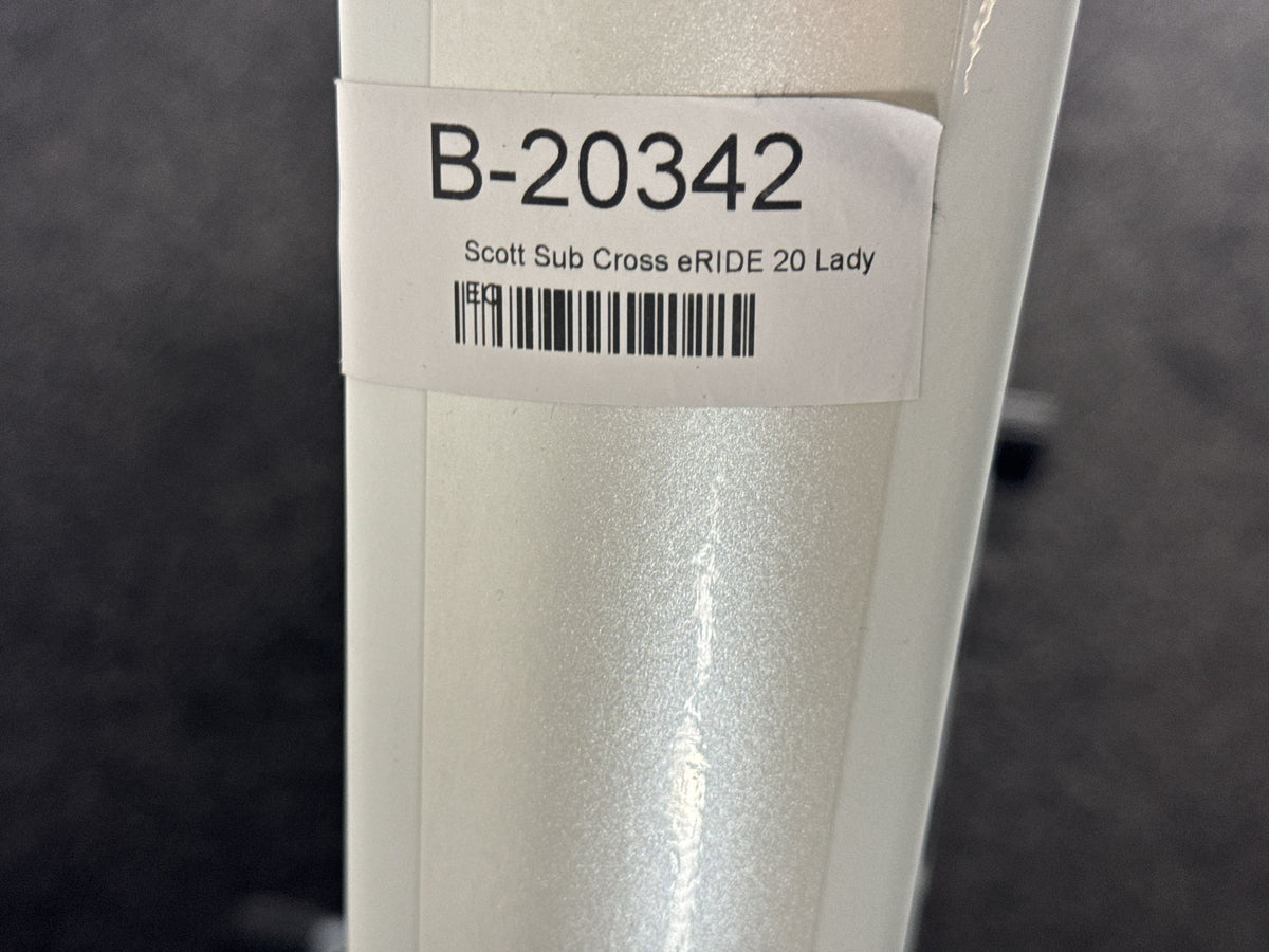 Scott Sub Cross eRIDE 20 EQ Lady gebraucht – Rahmennummer-Etikett