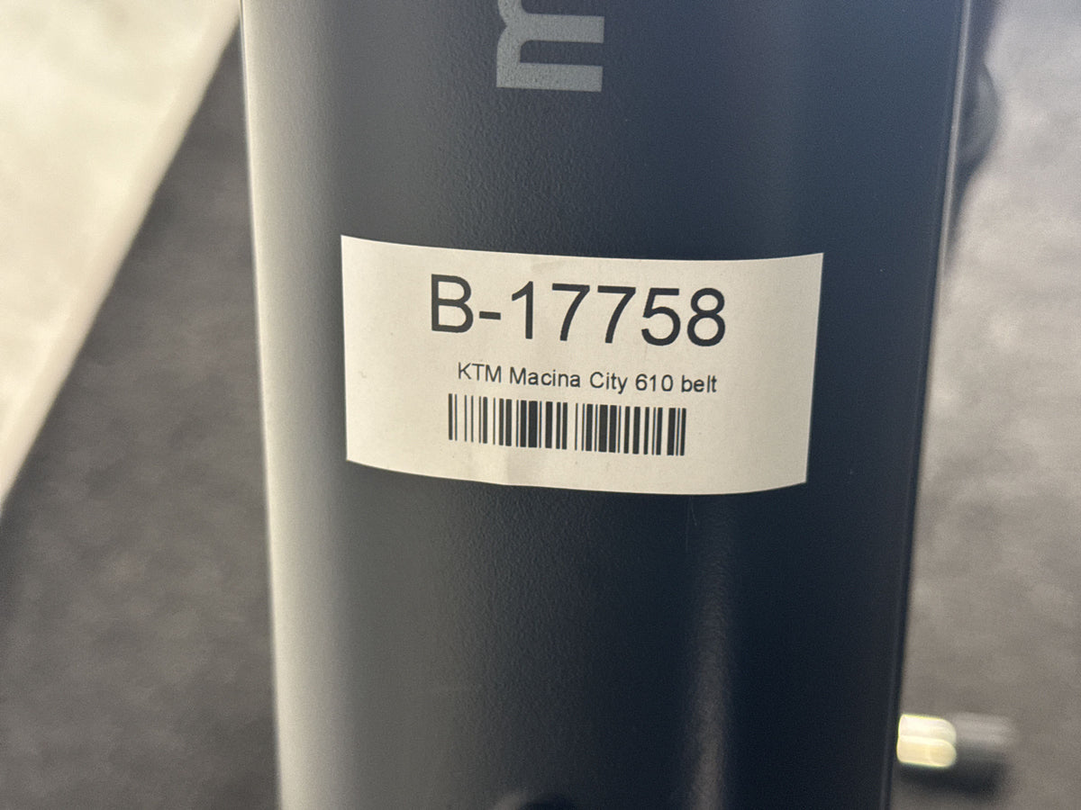 KTM Macina City 610 Belt gebraucht – Rahmennummer-Etikett