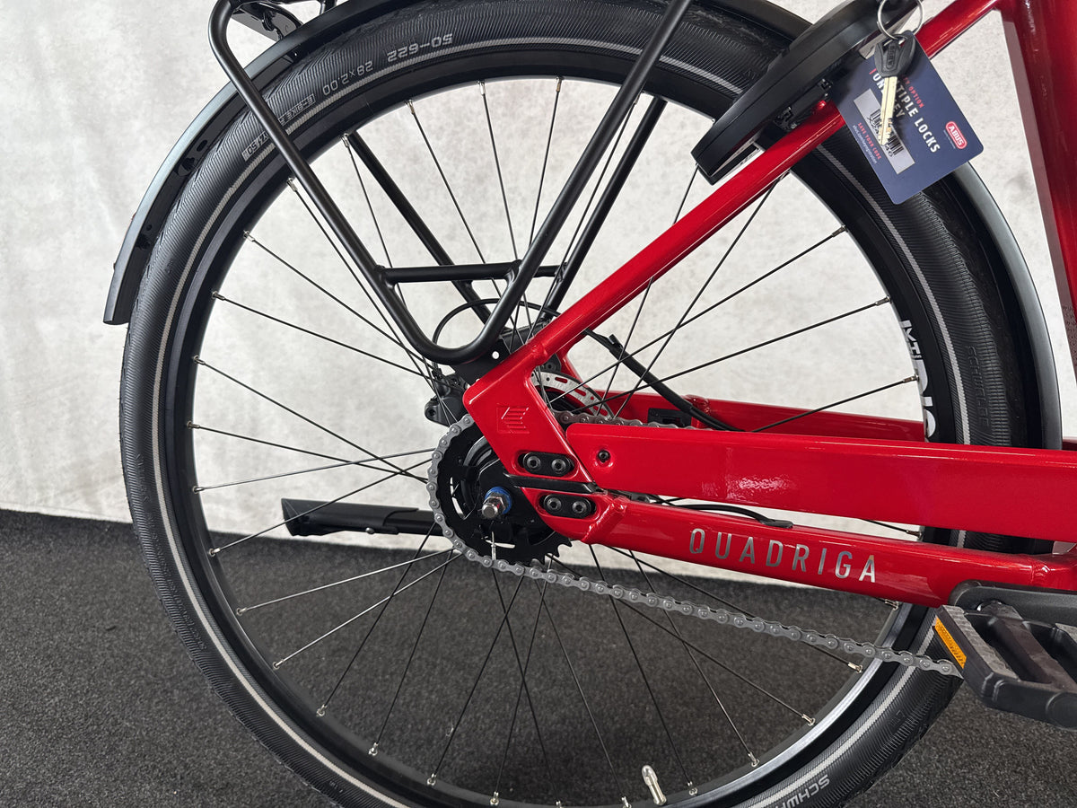 Kettler Quadriga P5 RT gebraucht – Hinterradnabe und Schaltung