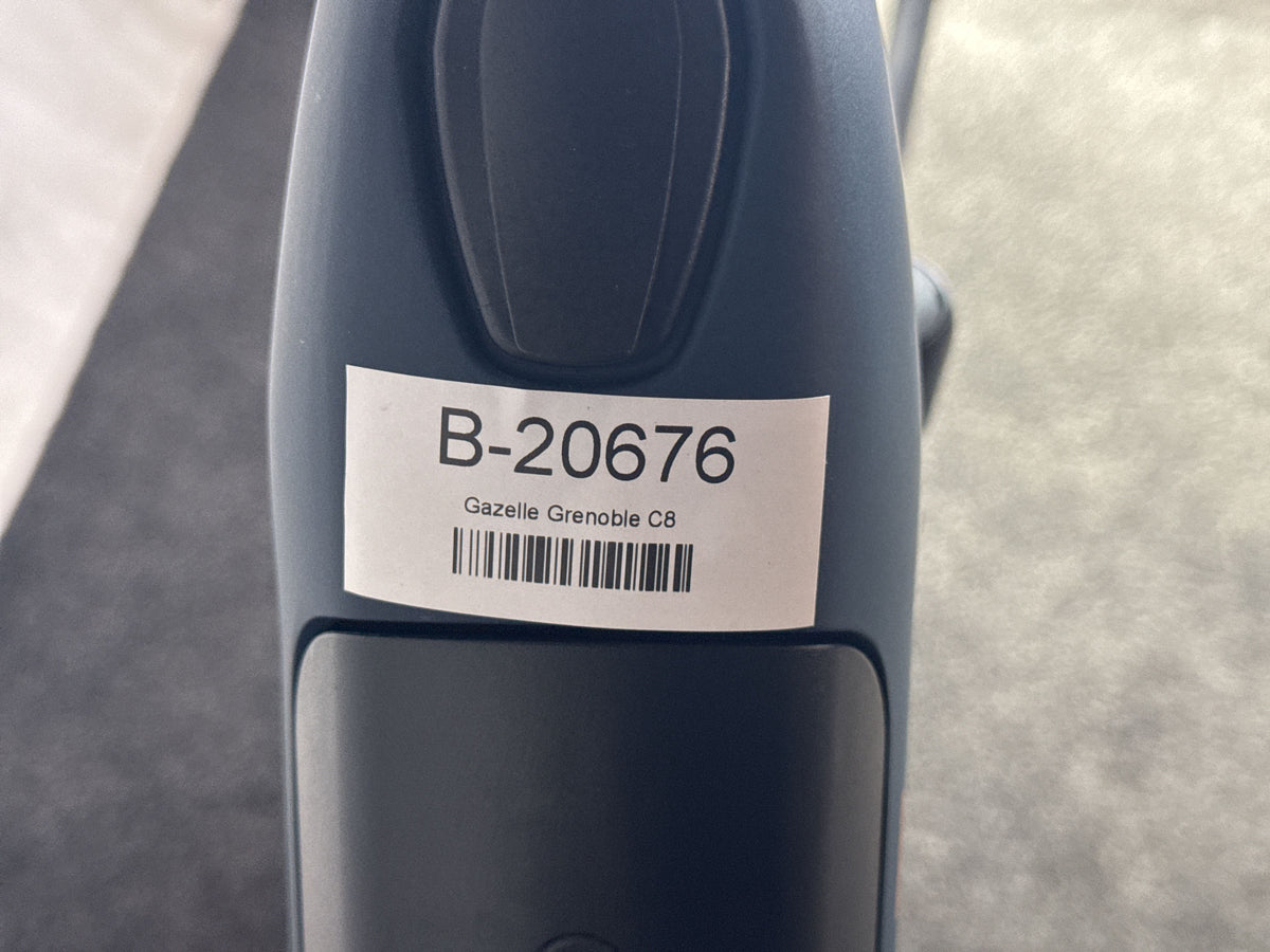 Gazelle Grenoble C8 gebraucht – Rahmennummer-Etikett