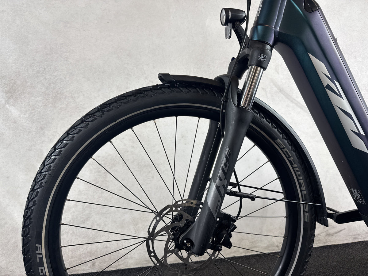 KTM Macina Gran 720 gebraucht – Vorderrad und Gabel