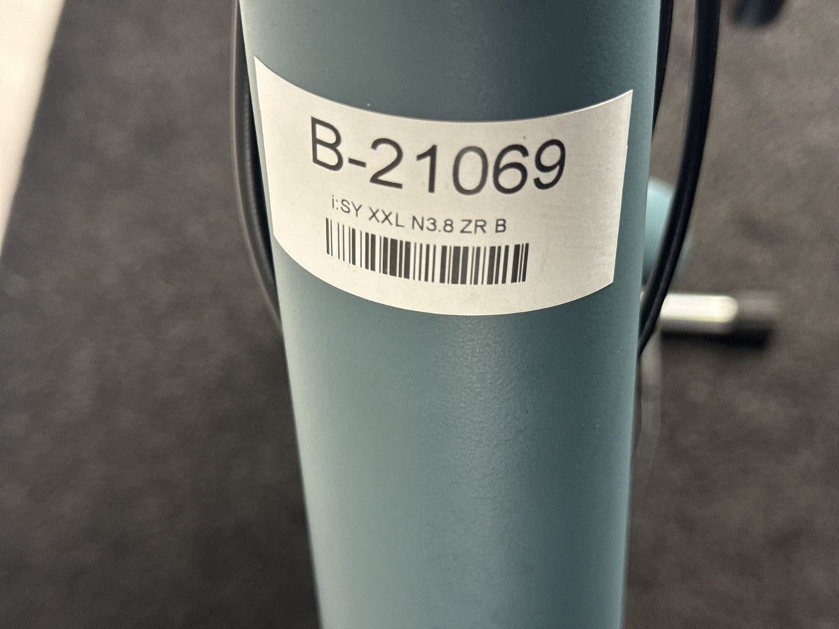 i:SY XXL N3.8 ZR B gebraucht – Rahmennummer-Etikett