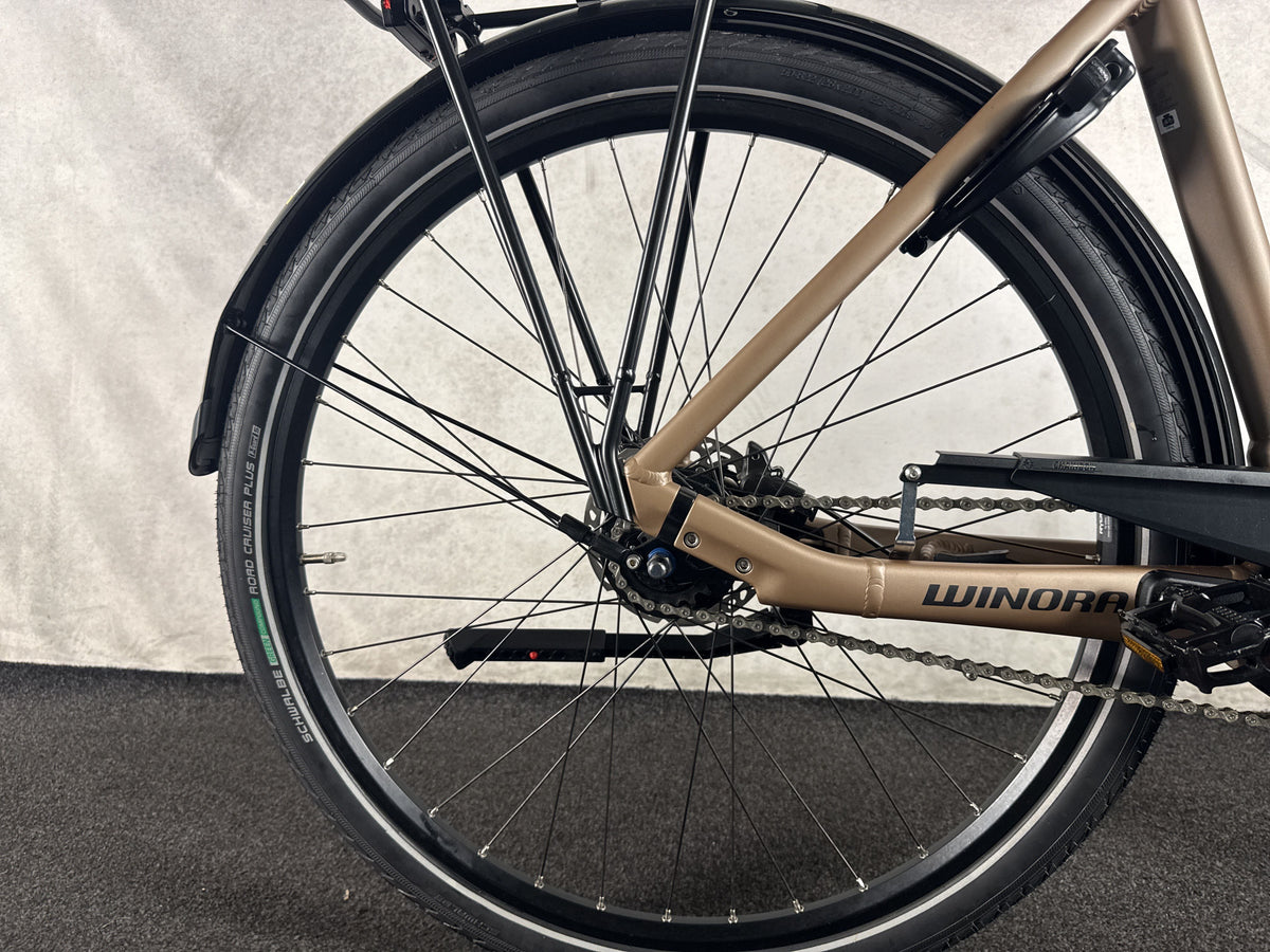 Winora Tria N8 E gebraucht – Hinterradnabe und Schaltung