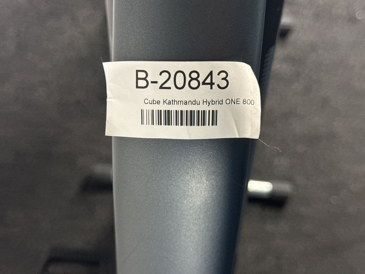 Cube Kathmandu Hybrid ONE 800 gebraucht – Rahmennummer-Etikett