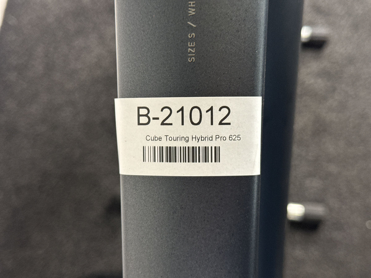 Cube Touring Hybrid Pro 625 gebraucht – Rahmennummer-Etikett