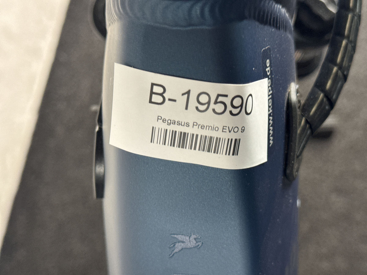 Pegasus Premio EVO 9 gebraucht – Rahmennummer-Etikett