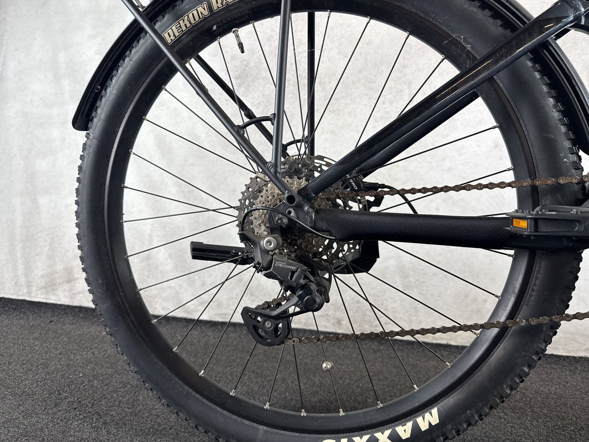 Giant Stance E+ EX gebraucht – Hinterradnabe und Schaltung