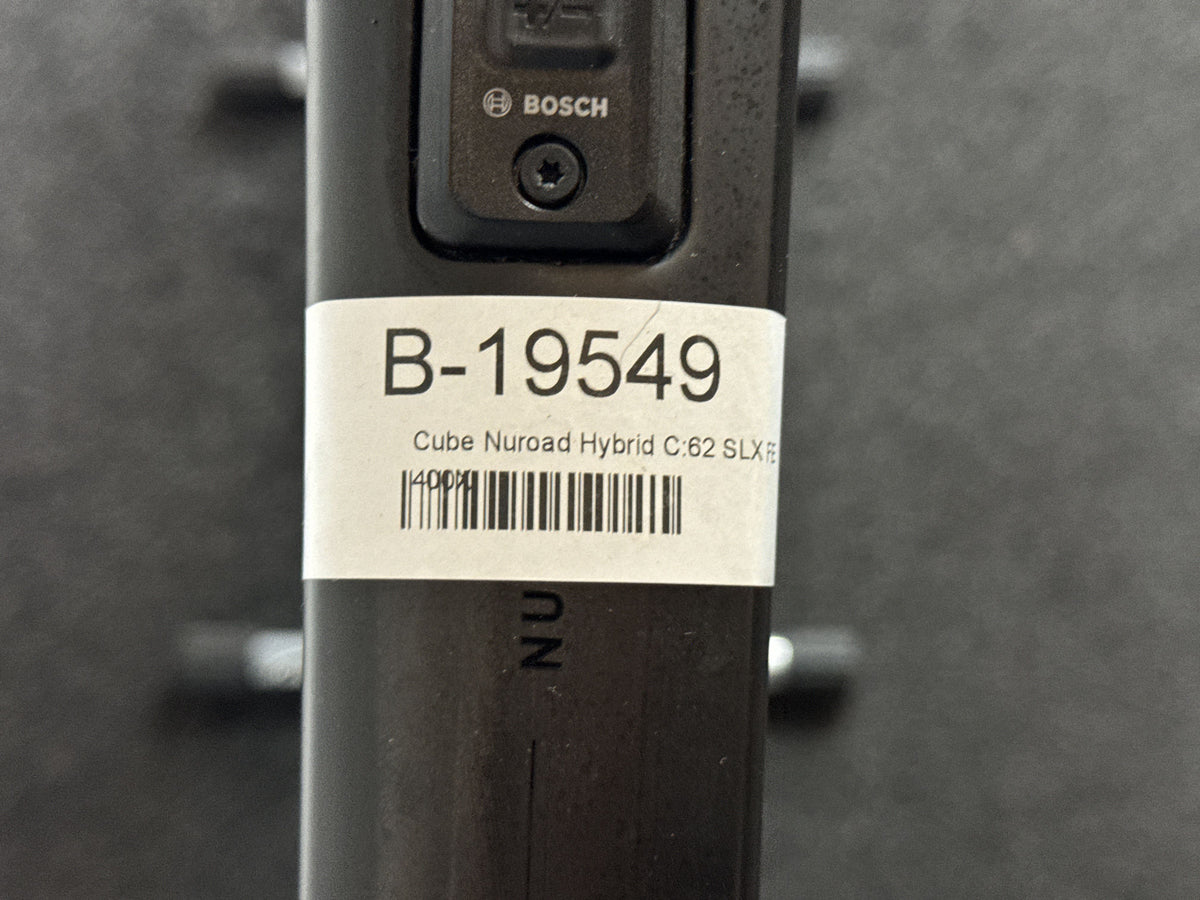 Cube Nuroad Hybrid C:62 SLX FE 400X gebraucht – Rahmennummer-Etikett