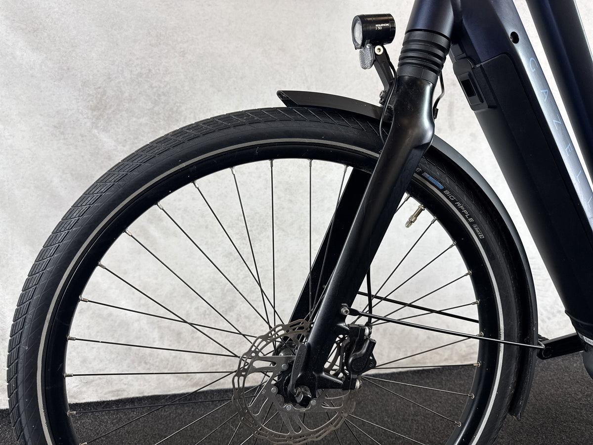 Gazelle Chamonix C5 gebraucht – Vorderrad und Gabel