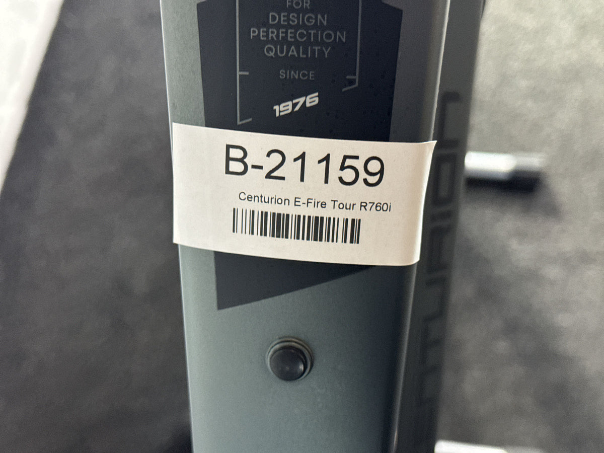 Centurion E-Fire Tour R760i gebraucht – Rahmennummer-Etikett