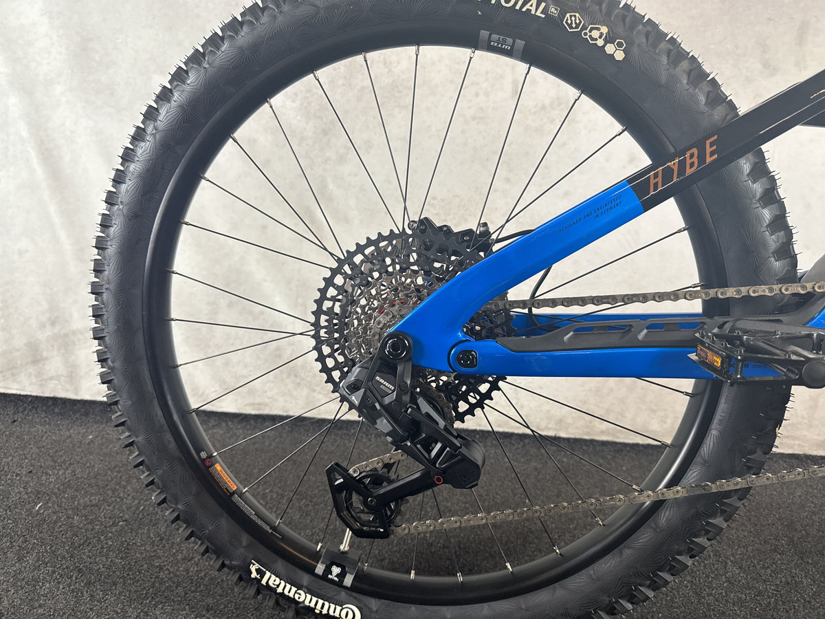 Haibike Hybe CF 9 gebraucht – Hinterradnabe und Schaltung